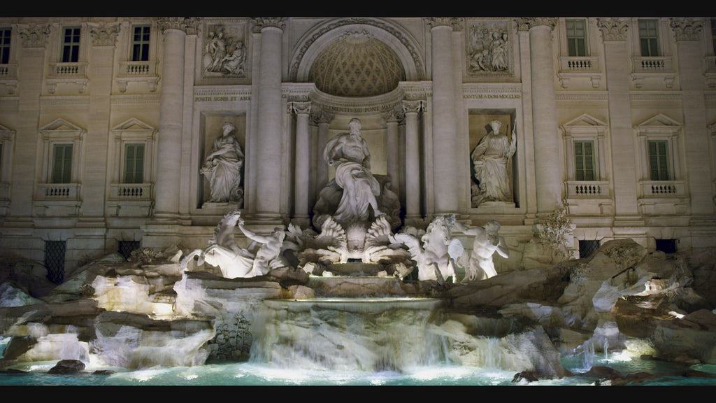 Trevi Fountain Rome Italy HD Computer Screensaver