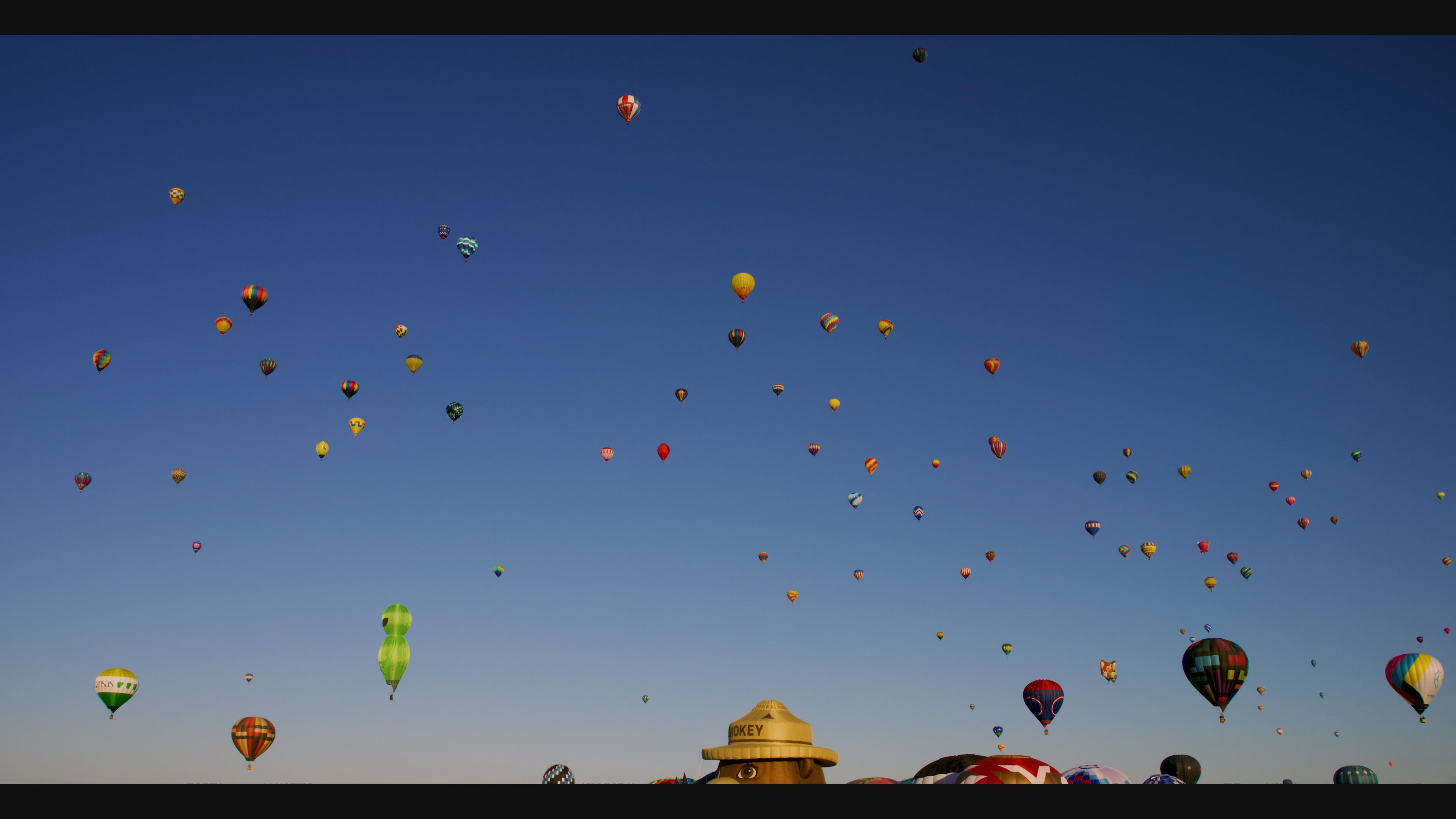 Hot Air Balloon Mass Ascension S 4K Screensaver
